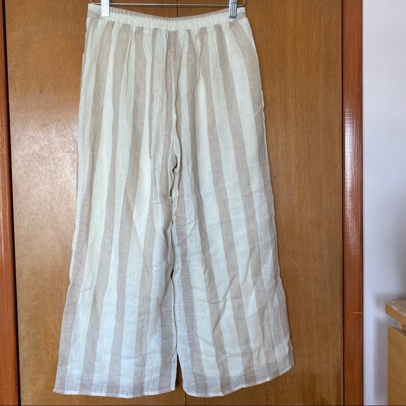 Sienna Sky Linen Culottes - Picture 2 of 5